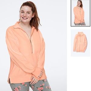 NWT! VS PINK VINTAGE LEGGING QUARTER ZIP